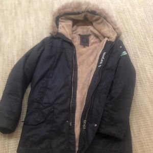 Hoodlamb Mens Hemp faux fur Parka